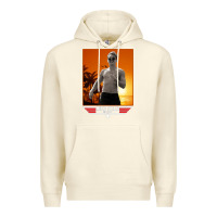 Sandshell rooster topgun retro Premium Hoodie - lanVoArt