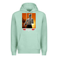 Seafoam rooster topgun retro Premium Hoodie - lanVoArt