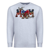 Heather Grey best mom ever Premium Sweatshirt - RacoonDesign