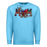 Ocean Blue best mom ever Premium Sweatshirt - RacoonDesign