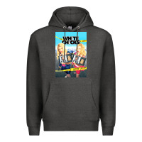 Charcoal Heather white chicks Premium Hoodie - lanVoArt
