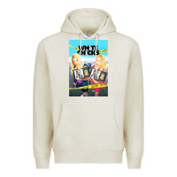 Oatmeal Heather white chicks Premium Hoodie - lanVoArt