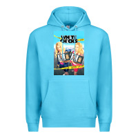 Ocean Blue white chicks Premium Hoodie - lanVoArt