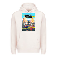 Pale Pink white chicks Premium Hoodie - lanVoArt