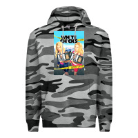 Slate Camo white chicks Premium Hoodie - lanVoArt