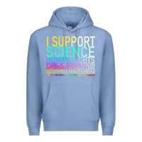 Colony Blue Hot Trend I Support Science Human Rights Public Education Premium Hoodie - lanVoArt
