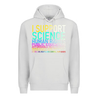 Dove Grey Hot Trend I Support Science Human Rights Public Education Premium Hoodie - lanVoArt