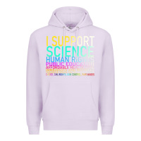 Lilac Hot Trend I Support Science Human Rights Public Education Premium Hoodie - lanVoArt