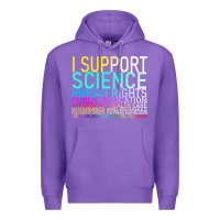 Purple Hot Trend I Support Science Human Rights Public Education Premium Hoodie - lanVoArt