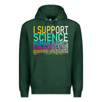 Sports Green Hot Trend I Support Science Human Rights Public Education Premium Hoodie - lanVoArt