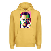 Antique Gold malcolm x Premium Hoodie - lanVoArt