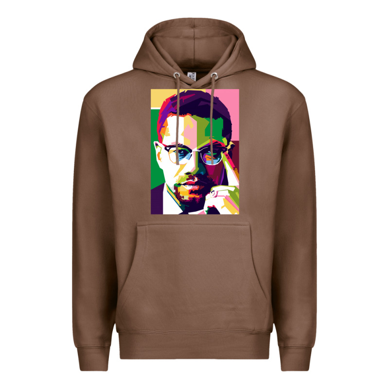 Malcolm X Premium Hoodie by lanVoArt | Teevron