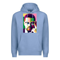 Colony Blue malcolm x Premium Hoodie - lanVoArt