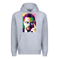 Heather Grey malcolm x Premium Hoodie - lanVoArt