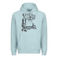 Blue Mist the alien paul Premium Hoodie - lanVoArt