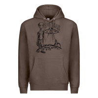 Coffee the alien paul Premium Hoodie - lanVoArt