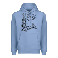 Colony Blue the alien paul Premium Hoodie - lanVoArt