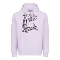 Lilac the alien paul Premium Hoodie - lanVoArt