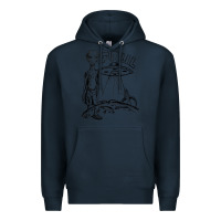 Navy the alien paul Premium Hoodie - lanVoArt