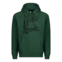 Sports Green the alien paul Premium Hoodie - lanVoArt