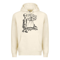 Tofu the alien paul Premium Hoodie - lanVoArt