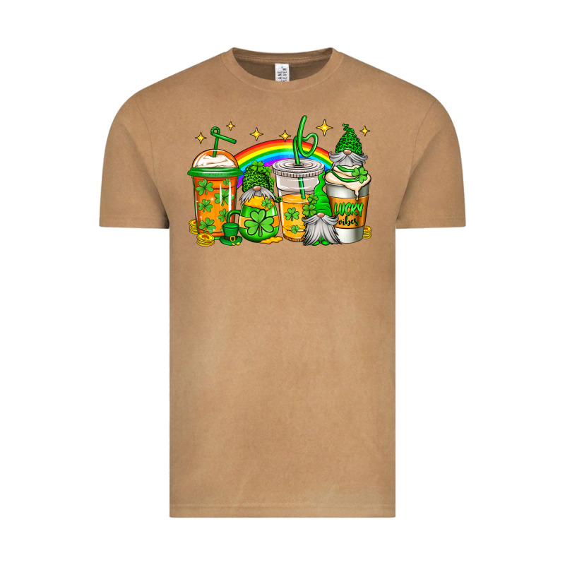St Patricks Day Gnomes Coffee Cups Vintage Tee by Jasminsmagicworld | Teevron