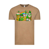 Vintage Coffee st patricks day gnomes coffee cups Vintage Tee - Jasminsmagicworld