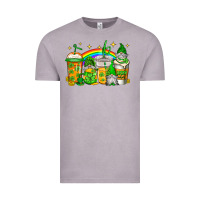 Vintage Zinc st patricks day gnomes coffee cups Vintage Tee - Jasminsmagicworld