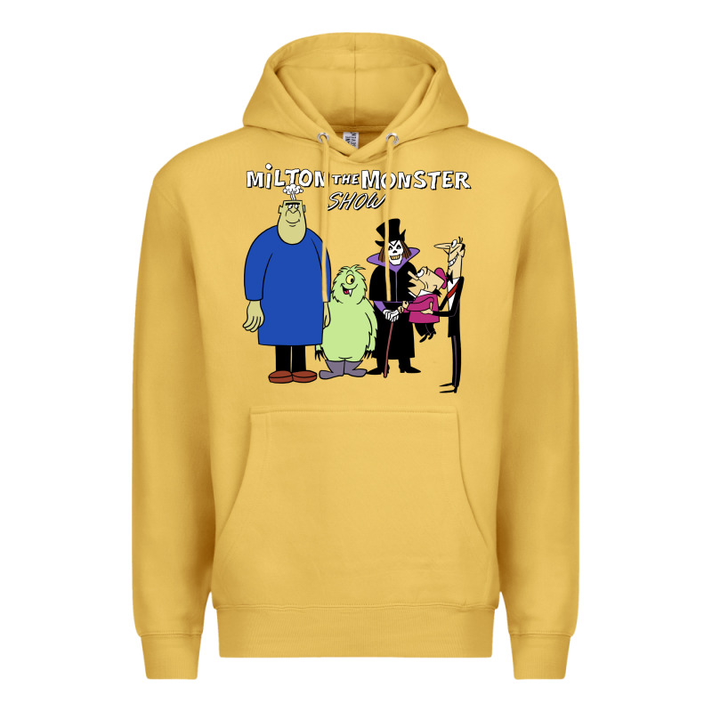 60s Milton The Monster Show Characters And Logotype Premium Hoodie by lanVoArt | Teevron