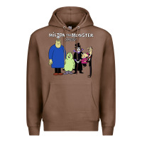 Chestnut 60s milton the monster show characters and logotype Premium Hoodie - lanVoArt