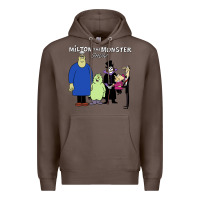 Coffee 60s milton the monster show characters and logotype Premium Hoodie - lanVoArt