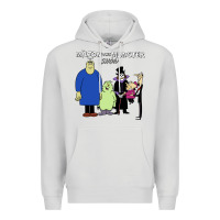 Dove Grey 60s milton the monster show characters and logotype Premium Hoodie - lanVoArt
