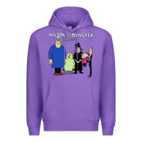 Purple 60s milton the monster show characters and logotype Premium Hoodie - lanVoArt