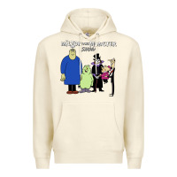 Sandshell 60s milton the monster show characters and logotype Premium Hoodie - lanVoArt