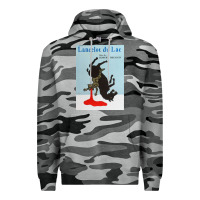 Slate Camo lancelot du lac   robert bresson film Premium Hoodie - lanVoArt