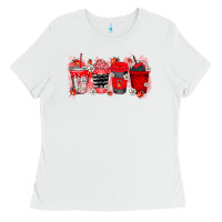 White lady bug drink Ladies Tee - RacoonDesign