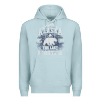 Blue Mist alaska the last frontier shirt   adventure alaskan home gift t shirt Premium Hoodie - lanVoArt