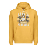 Mustard alaska the last frontier shirt   adventure alaskan home gift t shirt Premium Hoodie - lanVoArt