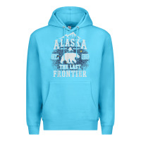 Ocean Blue alaska the last frontier shirt   adventure alaskan home gift t shirt Premium Hoodie - lanVoArt