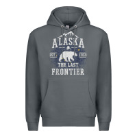 Rock alaska the last frontier shirt   adventure alaskan home gift t shirt Premium Hoodie - lanVoArt