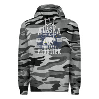 Slate Camo alaska the last frontier shirt   adventure alaskan home gift t shirt Premium Hoodie - lanVoArt