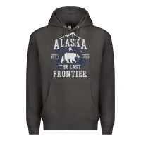 Smoke alaska the last frontier shirt   adventure alaskan home gift t shirt Premium Hoodie - lanVoArt