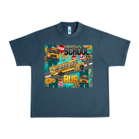 Midnight Navy school bus Urban Heavy Tee - texasbilliewilder