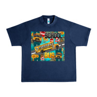 Navy school bus Urban Heavy Tee - texasbilliewilder