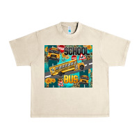 Sandshell school bus Urban Heavy Tee - texasbilliewilder