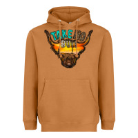 Meerkat take no bull Heavyweight Hoodie - RacoonDesign