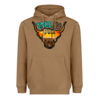 Toasted Coconut take no bull Heavyweight Hoodie - RacoonDesign