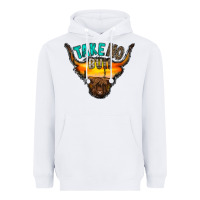 White take no bull Heavyweight Hoodie - RacoonDesign