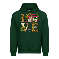 Foreset Green love caravan Urban Hoodie - BarkalooDesign