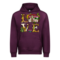 Mauve Wine love caravan Urban Hoodie - BarkalooDesign